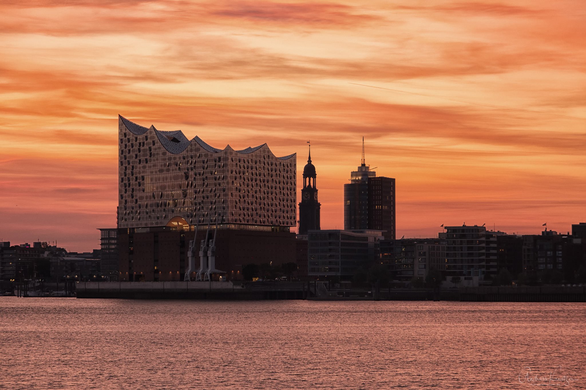 Blick vom Hansa Hoeft auf die HafenCity